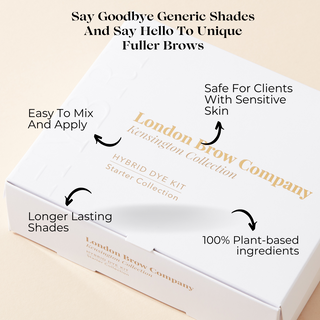 London Hybrid Dye Brow Stain Starter Kit