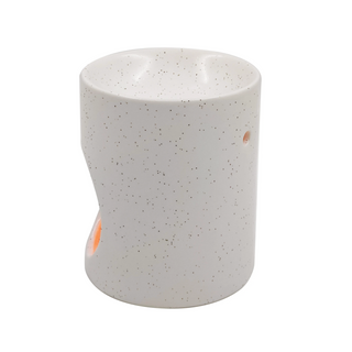 side view of porcelain wax melt burner at the london beauty company