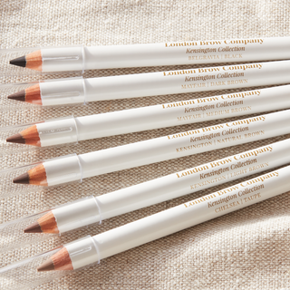range of vegan eyebrow pencils in various colours