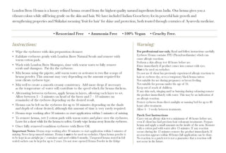 Downloadable henna instructions - The London Brow Company