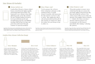 Downloadable henna instructions - The London Brow Company