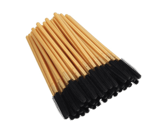 Gold Silicone Soft Mascara Wands - 50 pcs - The London Brow Company