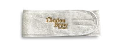 Luxury Embroidered Spa Cotton Headband for Beauty Treatments - The London Brow Company
