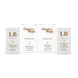 Patch Test Sachets with Client Patch Test Cards - Brow Lamination - The London Brow Company