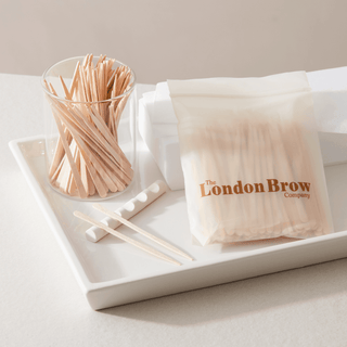 Small Waxing Spatulas - Essential Tool for Precision Waxing | Pack of 100 - The London Brow Company