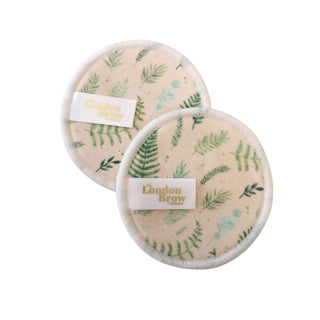 White Bamboo Cotton Reusable Pads - Ultra soft - The London Brow Company