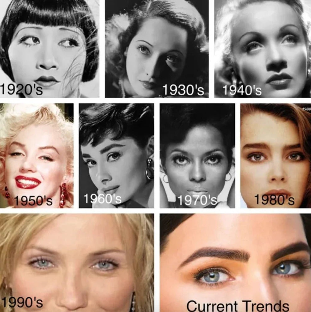 Brows Through the Ages: The Evolution of Brow Trends from the 1920s to ...