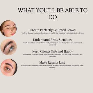 Brow Lamination, Waxing and Tinting Course