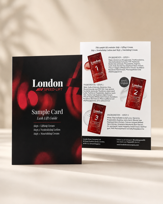 Speed-lift Lash Lift Sample Card