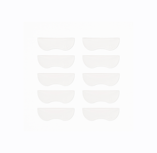 Ultra-Thin Silicone Lash Lift Shields – Ribbed, Flexible, 5 Sizes (SS–LL)