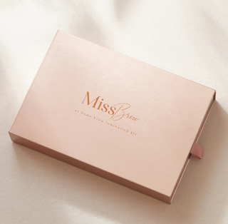 Home Brow Lamination Gift Set with Tools and Brow Care Serum