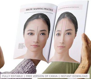 Eyebrow Mapping Course Editable Training Manual