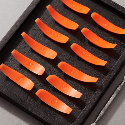 Adhesive free lash lifting shields - Orange - The London Brow Company