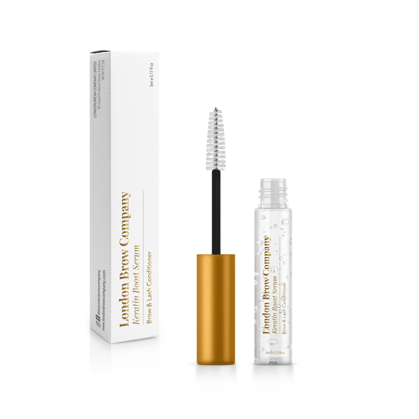 Keratin Brow Boost Serum: Nourishing Care for Laminated Brows and Lifted Lashes - The London Brow Company