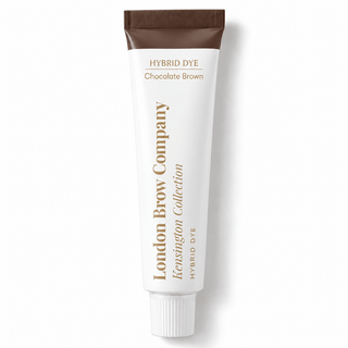 London Brow Hybrid Brow Dye in Chocolate Brown, professional 15ml brow dye tube