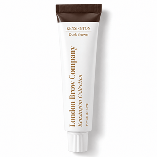 London Brow Hybrid Brow Dye in Dark Brown, professional 15ml brow dye tube