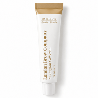 London Brow Hybrid Brow Dye in Golden Blonde, professional 15ml brow dye tube