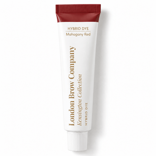 London Brow Hybrid Brow Dye in Mahogany Red, professional 15ml brow dye tube