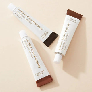 Professional brow result created with London Brow Hybrid Brow Dye