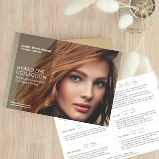 Hybrid Dye Marketing Leaflets & Aftercare Cards
