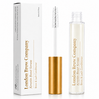 London Brow Keratin Brow & Lash Boost Serum for daily brow and lash conditioning