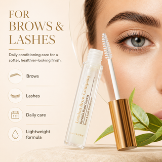 London Brow Keratin Brow & Lash Boost Serum used for brow and lash conditioning