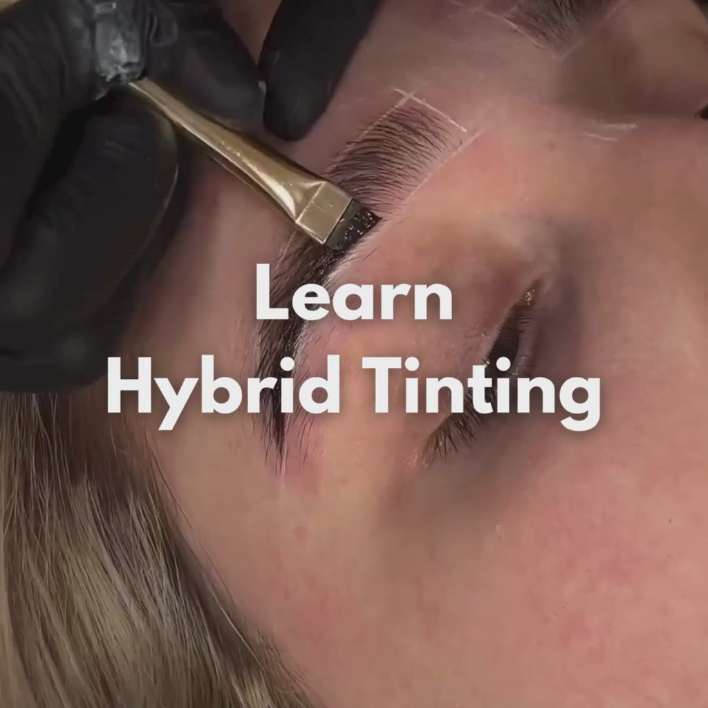 Hybrid tinting course london brow company