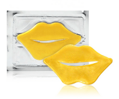 24k Gold Lip Collagen Boost Gel Mask - The London Brow Company