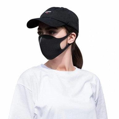 Black Cotton Anti-bacterial, Breathable Face Mask - The London Brow Company