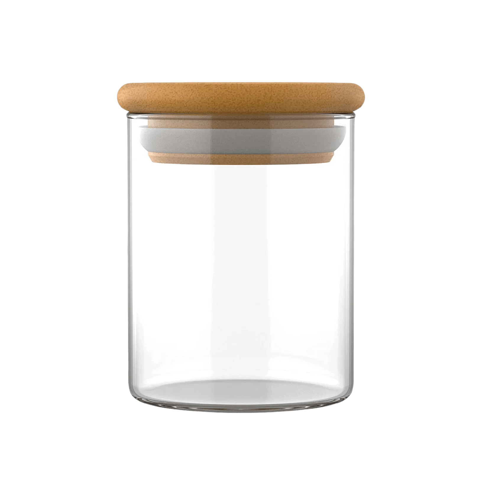 Glass Storage Jar with Airtight Bamboo Lid Stylish Functional