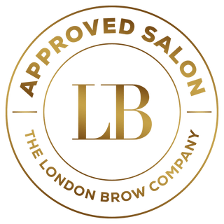 London Brow Approved Salon Official Logo Watermark - The London Brow Company