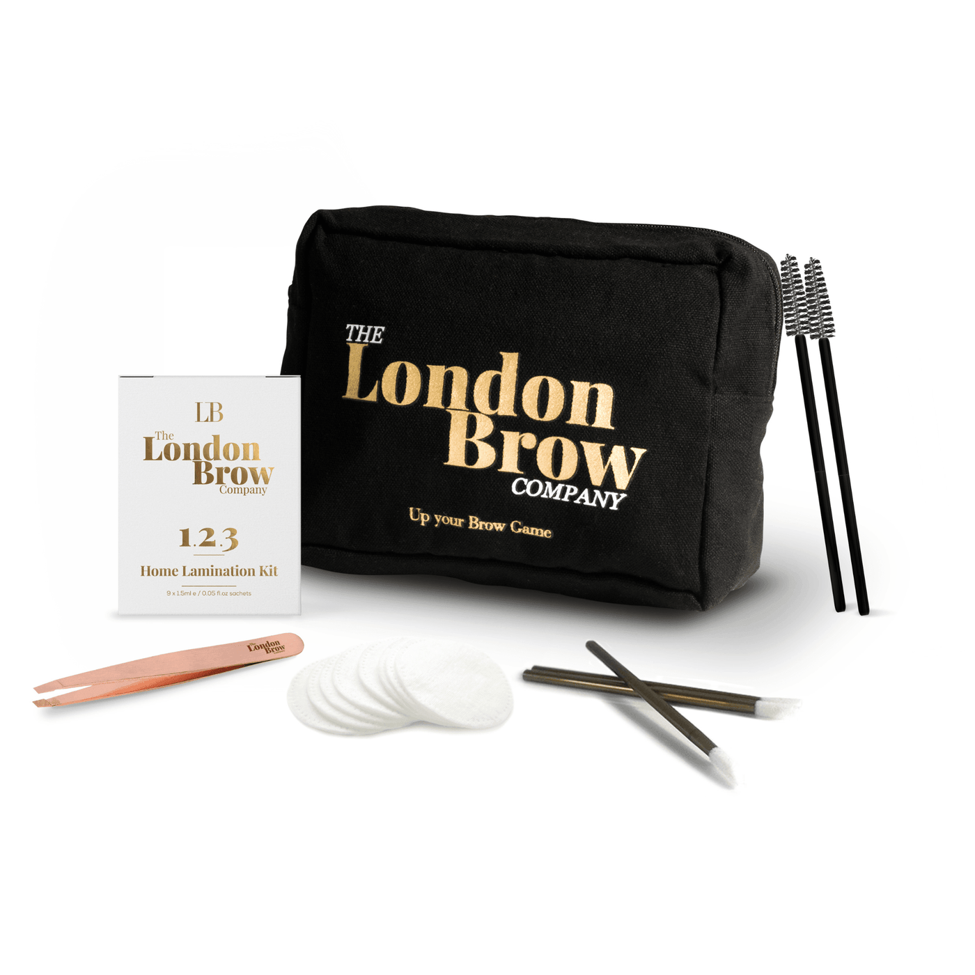 London Brow Home Lamination Set and Travel Bag - The London Brow Company
