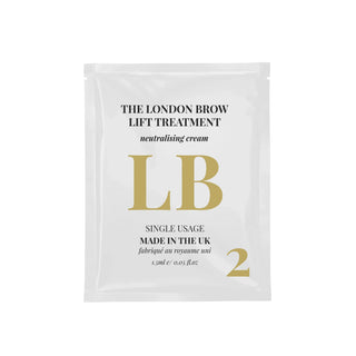 London Brow PRO Step 2 neutraliser for professional brow lamination
