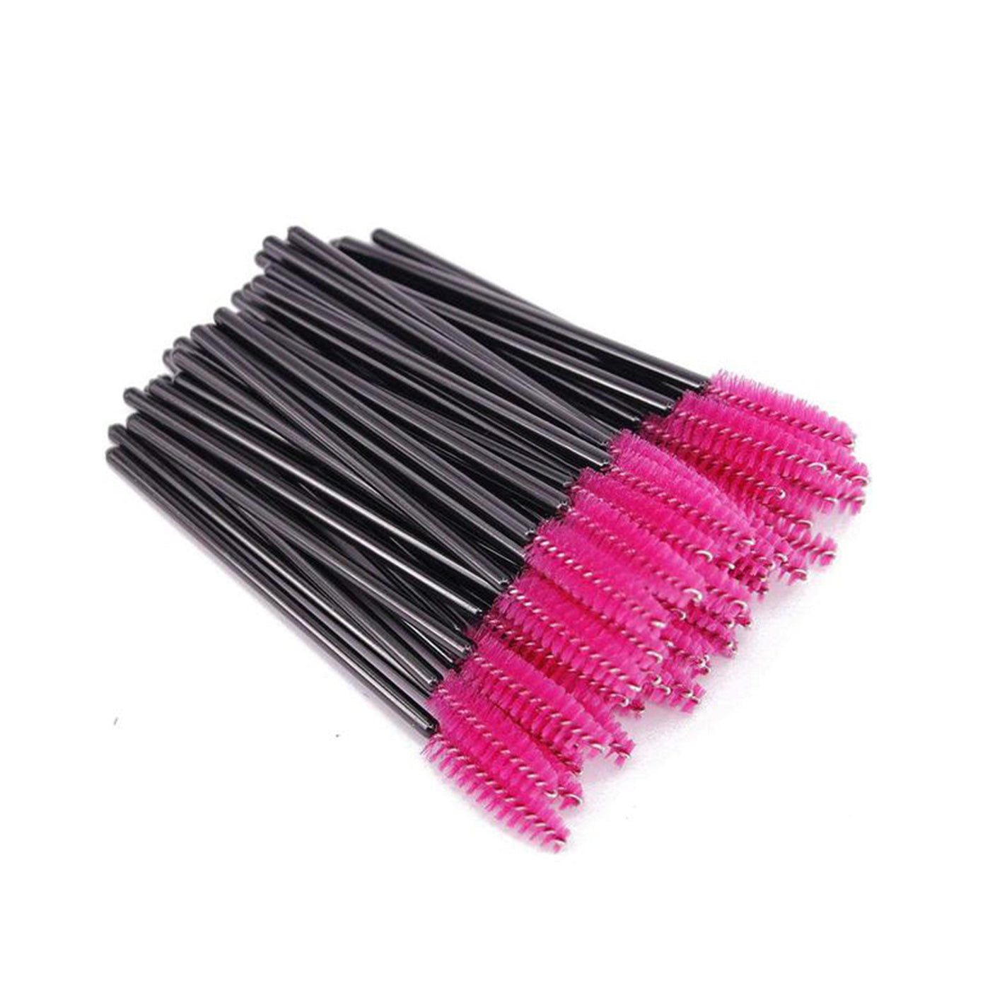 Pink and Black Silicone Soft Mascara Wands - 100 - The London Brow Company