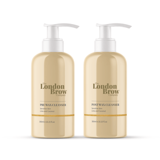 Pre Wax Cleanser and Post Wax Lotion - Set - The London Brow Company