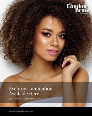 Salon Display Poster F - The London Brow Company