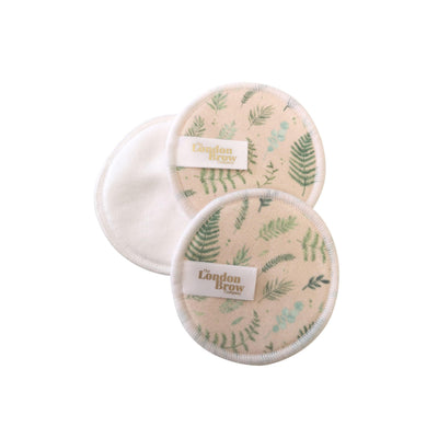 White Bamboo Cotton Reusable Pads - Ultra soft - The London Brow Company